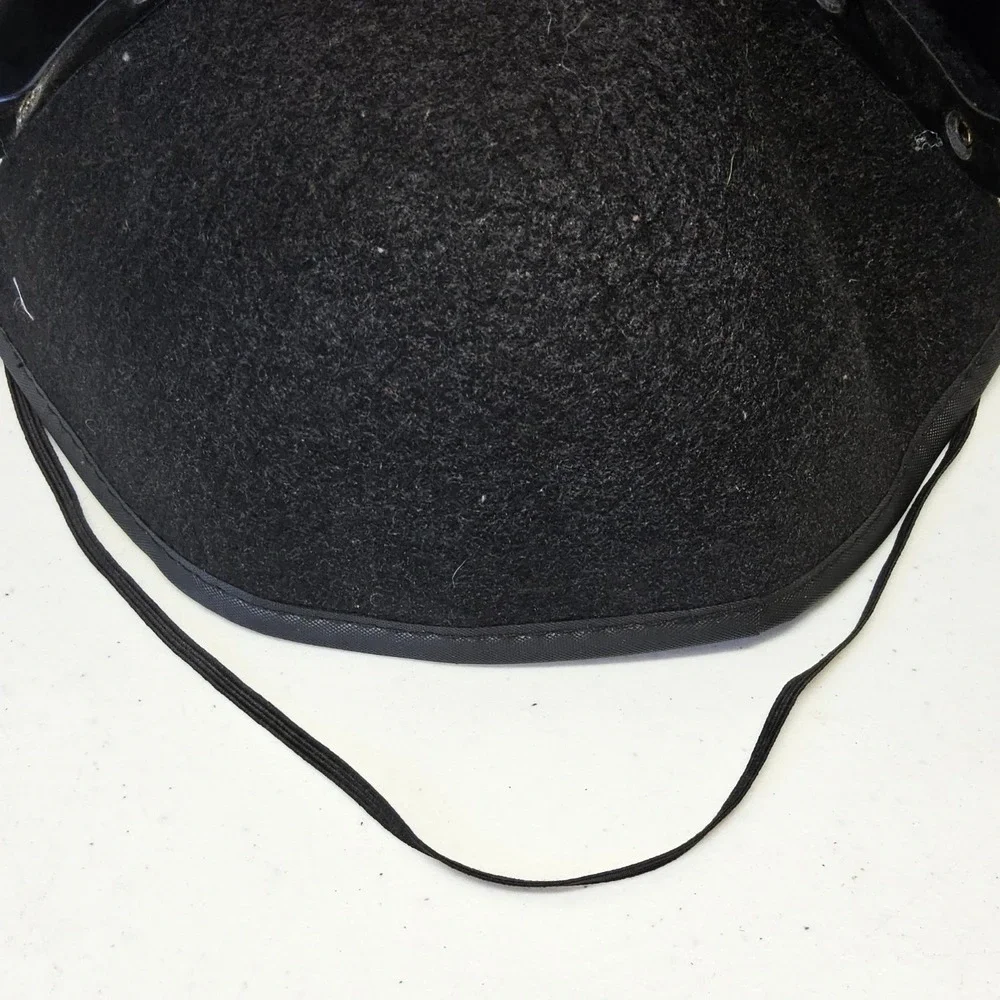 Disney‎ Minnie Mouse Ear Hat Kids Youth Black Red Polka Dot Bow Embroidered Hat